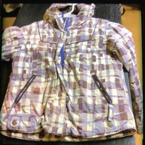 MOVING SALE❤️ NO HAGGLING COLUMBIA LITTLE GIRL 7/8 MULTICOLORED BLUE/WHITE/BROWN